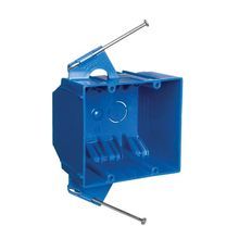 Carlon® B232ACP Gangable Outlet Box With Nail Contract, PVC, 32 cu-in Capacity, 2 Gangs