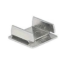 Kindorf® G 968 Blank End Cap, 0.704 in L x 1.312 in W, For Use With: 3/4 in Deep Channels, Steel, Galv-Krom®/Standard