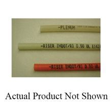 Endot IPR100231702 Corrugated Plenum Raceway Innerduct With Tape, 1 in Trade, 1.1 in ID x 1.35 in OD, PVDF Resin