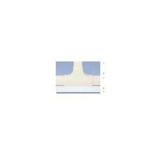 PREMISE WIRING Media Trak™ 7 MT7TCBC Tee Base and Cover, 4-3/4 in L x 1.11 in W x 3.15 in H