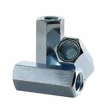 BBI 303060 Hex Head Regular Coupling Nut, Measurement System: Imperial, 5/8-11 Thread, Steel, Zinc CR+3, Material Grade: A ASTM A563