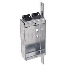Steel City® SSQV Non-Gangable Switch Box, Steel, 6.5 cu-in Capacity, 1 Outlet, 2 Knockouts