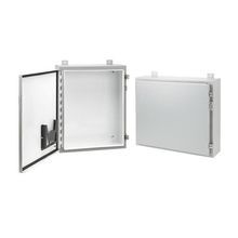 nVent HOFFMAN A202008LP A12 Medium Wall Mount Enclosure, 20 in L x 20 in W x 8 in D, NEMA 12, Steel