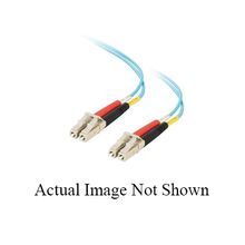 Quiktron® 852-LL2-017 Value Series Duplex Multi-Mode Fiber Jumper Cable, 52 Fibers, 50 um Core, 5 m L, Aqua