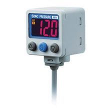 SMC® ISE40A-N01-Y-P 1-Screen Digital Pressure Sensor With Analog Output, -0.1 to 1 MPa Pressure, 12 to 24 VDC, 45 mA, +/-0.2% Full Scale, +/-1 Digit Accuracy, 2-Digital Output