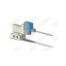 SMC® SYJ3140-5LZ 5-Port Single Air Control Valve, 0.15 to 0.7 MPa Pressure, 0.12 Cv Flow Rate