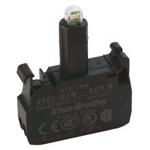 Rockwell Automation 800F-Q3W Integrated Lamp Module, LED Lamp, 24 VAC/VDC, Spring Clamp Terminal, White