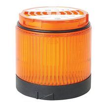 Allen-Bradley Control Tower™ 856T-BB5 Flashing/Steady Stack Light Module, 24 VAC/VDC, LED Lamp, 70 mm Dia, Base Mounting, Amber