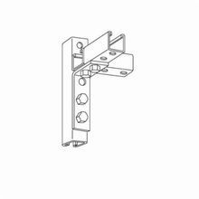 Kindorf® B-917 Angle Fitting Connector, 5 Holes, 4-1/2 in L x 1-1/2 in W x 1/4 in THK, Steel