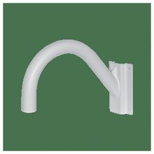VIVOTEK AM-221 Gooseneck Mounting Bracket, For Use With AM-519, AM-520, AM-522+AM-712, AM-522+AM-713, AM-525, AM-527, AM-528 and AM-529 Mounting Adapter, AM-116 and AM-117 Pendant Pipe, AM-711 Junction Box, AM-311 Pole Mount and AM-411 Corner Mount, White