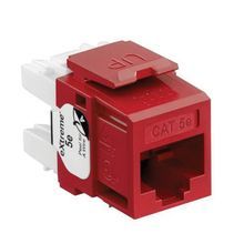 eXtreme® QuickPort® 5G110-RR5 8-Position 8-Conductor Jack, 1 Port, Solid Conductor, Plastic