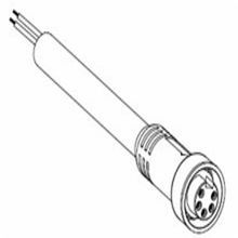 Brad® Mini-Change® 105000A01F060 130006 A Size Single Ended STOOW Cordset, 600 VAC, 16 AWG, 1.83 m L