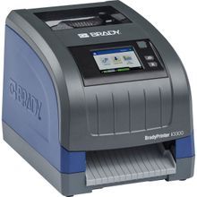 Brady® 149552 BradyPrinter i3300 Industrial Label Printer with Wi-Fi, Color LCD Touch Screen, Auto Cutter, Color: Blue, Gray