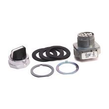 Rockwell Automation 800T-N2KF4 Non-Illuminated Selector Switch, Knob/Wing Lever Operator, White