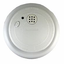 USI Electric USI-1209 Ionization Smoke and Fire Alarm, Conventional Sensor, 120 VAC, 9 V Battery Power Source, LED Display, Low Battery Indication Alert
