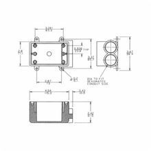 Carlon® E982DFN Type FSS Non-Metallic Rigid Shallow Device Box, PVC, 18 cu-in Capacity, 1 Gang, 2 Outlets, 2 Knockouts, 4.54 in L x 2.8 in W x 2.42 in D Dimensions