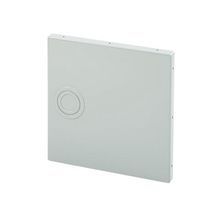 Hoffman F88GCP F40PF Closure Plate With Knockouts, For Use With 8 x 8 in NEMA 1 Lay-In Flat Cover Wireway, Steel, Gray