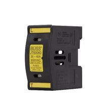 Bussmann JT60060 Finger Safe Fuse Holder, 600 VAC/VDC, 60 A, Class: J, 14 to 4 AWG Wire, 3 Pole