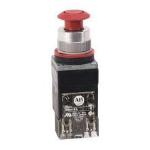 Rockwell Automation 800MR-FX6 Push-Pull Operator, 2 Positions, Red