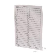 Siemens 12-1110-01 Circuit Directory Card, For Use With: P1/P2/P3 Panelboard