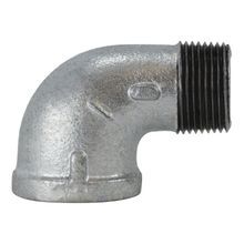 Midland Industries 64162 90 deg Street Pipe Elbow, 3/8 in Nominal, 150 lb, Malleable Iron, Import