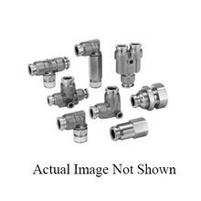 SMC® KQB2L07-N01S 90 deg Pneumatic Elbow With Thread Sealant, Elbow, 1/4 x 1/8 in, Tube x MNPT End Style, 316 Stainless Steel