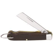 Klein® 1550-11 1-Blade Compact Lightweight Pocket Knife, Coping Blade, 2-1/4 in Blade Length, Carbon Steel Blade, Liner Lock Opening Mechanism