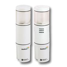 Federal Signal UniStat® USI-024TC Status Indicator With Built-In Sounder, 24 VDC, LED Lamp, 1 Light, Clear, 50000 hr Average Life, Specifications Met: UL Listed, cUL Listed