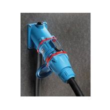MELTRIC DECONTACTOR® 63-68043 DSN60 Male Switch Rated Inlet, 480 VAC, 60 A, 3P+G Poles, 4 Wires, Blue
