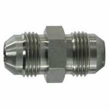 Midland Industries 240366 Tube Union, 9/16-18, 37 deg SAE Male JIC Flare End Style, Steel, Import Domestic/Import