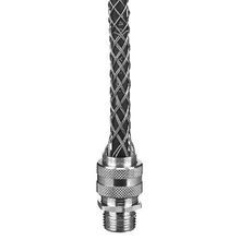 Wiring Device-Kellems 7401023 Form 4 Standard Deluxe Cord Grip With Stainless Steel Mesh, 1 in NPT Trade, 1 Conductor