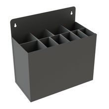 DURHAM MFG® 381-95 Keystock Rack With (10) Compartments, 12 in H x 12-1/4 in W x 6-1/4 in D
