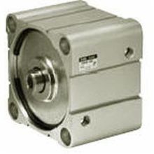 SMC® NCDQ2D40-75DZ NCQ2 Standard Compact Air Cylinder With Magnet, 40 mm Cylinder Bore, 75 mm Stroke Length, Double Acting Cylinder Action, Clevis Mounting