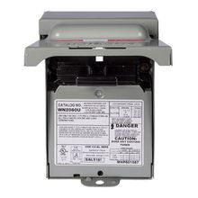 Siemens WN2060U Non-Fusible Pullout AC Disconnect Switch, 240 VAC, 60 A, 10 hp, 2 Pole