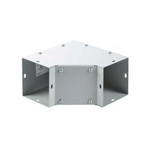 nVent HOFFMAN F101090EIN F40PF Inside Opening Wireway Elbow, 14 in L x 14 in W, 90 deg Bend, Steel