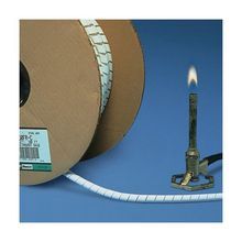 Panduit® T50FR-C20Y Spiral Wrap, 1/2 in Dia x 100 ft L x 0.06 in THK, Polyethylene, Black