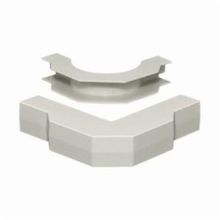 PREMISE WIRING Premisetrak® PP1EEBC External Non-Metallic Elbow Base and Cover, For Use With: PremiseTrak® 1-Piece Non-Metallic Latching Raceway, PVC, Office White