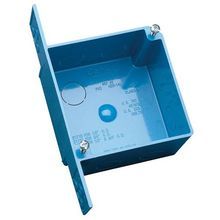 Carlon® A52171E Type ENT Non-Metallic Outlet Box, PVC, 30.3 cu-in Capacity, 2 Gangs, 7 Knockouts, 4 in H x 4 in W x 2-3/8 in D Dimensions