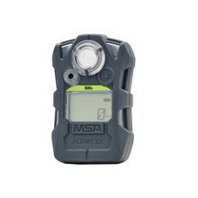 MSA ALTAIR® 2X 10154079 Single Gas Detector With XCell® Sensor, Ammonia (25, 50) Gas, 0 to 100 ppm Detection, 95 dB at 1 ft Audible/Ultra-Bright LED Visual/Standard Vibrating Alarm, Lithium Battery, Rugged Rubberized Armor Housing