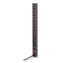 APC® AP9567 Basic Rack Power Distribution Unit, 100/120 VAC, 15 A, 14 Outlets, 3.66 m L Cord, Surface Mount