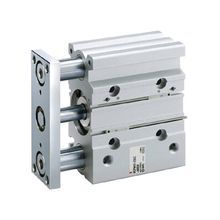 SMC® MGPM20TN-200AZ Slide Bearing Compact Guided Cylinder With Air Cushion, 20 mm Cylinder Bore, 200 mm Stroke Length, Double Acting Cylinder Action