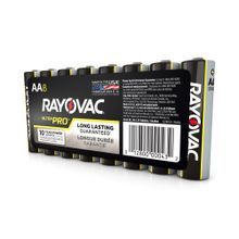 Rayovac® ALAA-8J Ultra Pro Alkaline AA Battery, Alkaline Chemical System, 1.5 V Nominal, 8 PK, AA Battery, Shrink-Wrapped 8 Pack