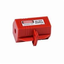 Brady® 65674 Small Electrical Plug Lockout, For Use With: 110 V Electrical Plugs, 1 Padlocks Maximum, 1/2 in Padlock Shackle Maximum Diameter, Polypropylene, Red
