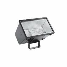 Hubbell® MHS-K400P8 Miniliter® V MHS Compact Wide Beam Floodlight Fixture, 1 Lamp, Metal Halide Lamp, 400 W Fixture, 120/208/240/277 VAC, Dark Bronze Housing Finish