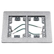 PREMISE WIRING SA3084W Rectangular Floor Flange, For Use With Flush Floor Box, Aluminum