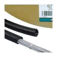Panduit® CLTS100F-C Corrugated Solid Wall Loom Tubing, 0.92 in ID, 1.09 in OD, 100 ft L, Polyethylene