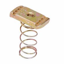 B-Line N223ZN 200 Standard Channel Nut With Spring, 5/16-18 Thread, Specifications: 1/4 in THK, For Use With: B22, B24, B26 and B32 Series Medium Channel, Steel