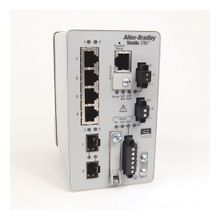 Rockwell Automation Stratix 5700 Switch, Managed, 4 Fast Ethernet Copper Ports, 2 Gigabit Ethernet Fiber SFP Slots, Lite Software