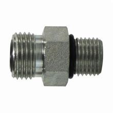 Midland Industries FS6400O1616 Straight Connector, 1-7/16-12 x 1-5/16-12, SAE Male ORFS x Male ORB End Style, Steel