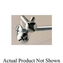 BBI 583615 Fully Threaded Machine Screw, 1/4-20, 1/2 in OAL, Round Head, Zinc CR+3 Plated, Slotted Drive